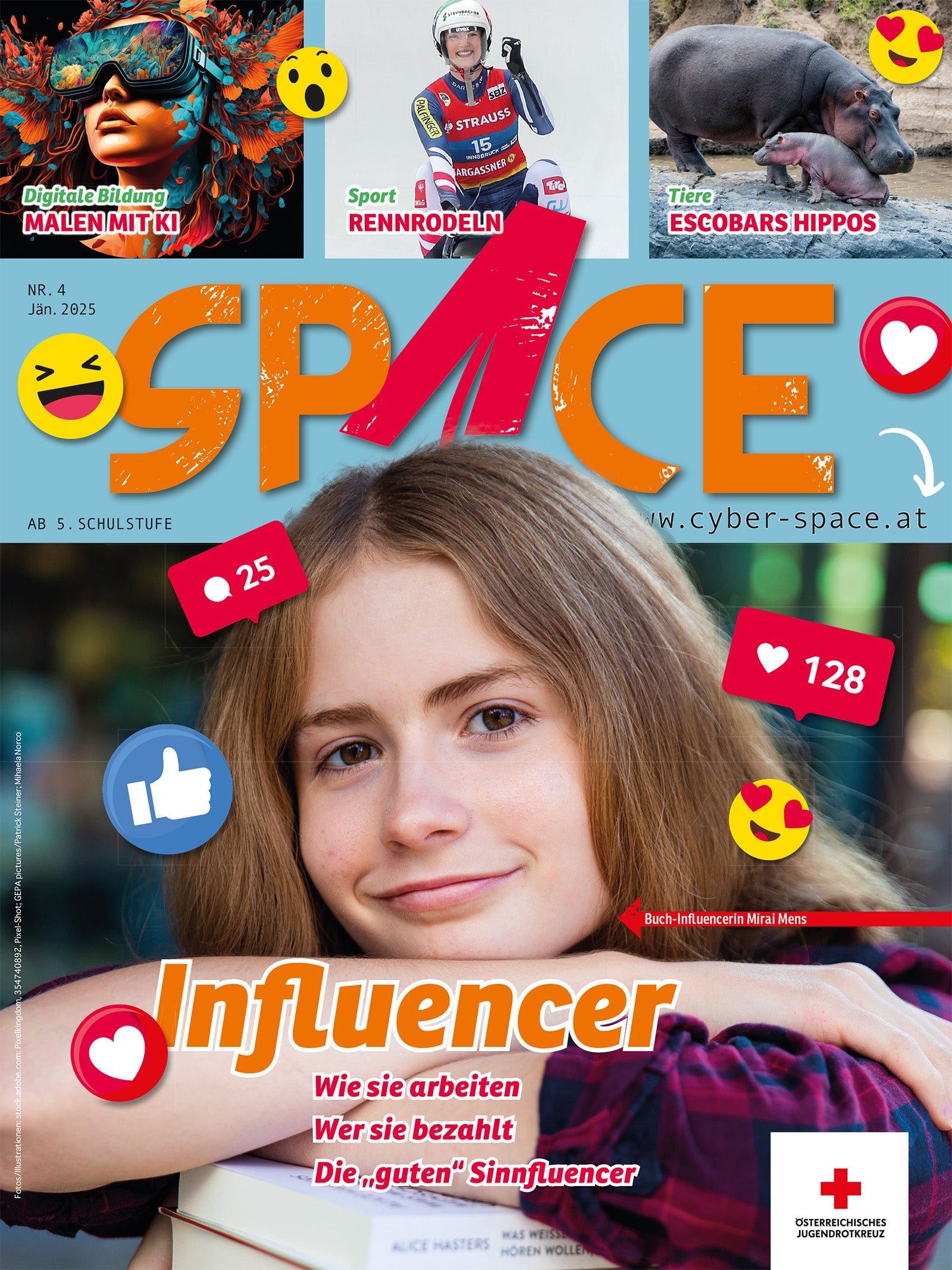 Freiexemplar - SPACE - Jahresabo ab 5. Schulstufe